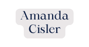 Amanda Cisler